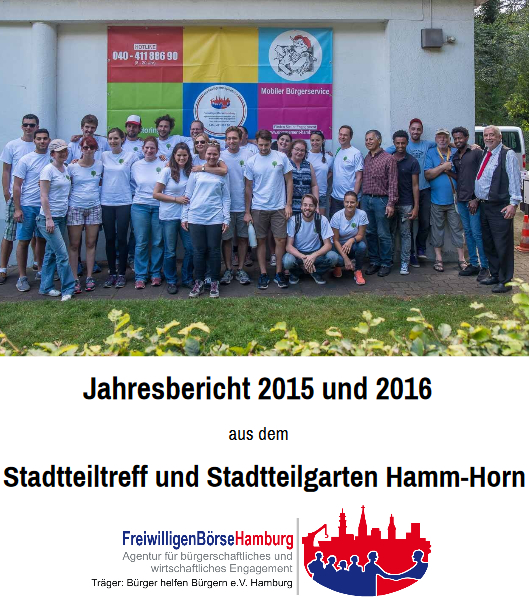 Jahresbericht 2015 und 2016 aus dem Stadtteiltreff und Stadtteilgarten Hamm-Horn